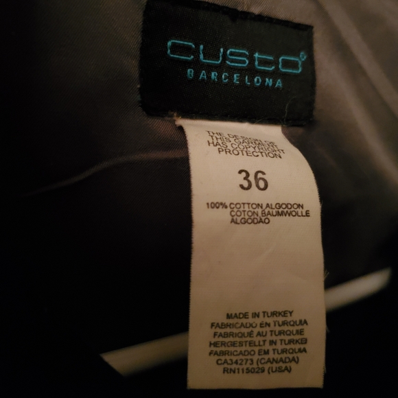 Custo Barcelona SPECIAL ADDITION ROCKSTAR TRENCH coat Copyright.Wearable art! - Picture 8 of 8